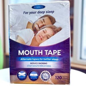 🦄 4/$20 Dabida Mouth Tape 120 PCS Breathable Strips Reduce Snoring New In Box